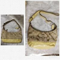 ราคา coach แท้crossbodyกระเป๋ามือสองสภาพดี (1992306004)