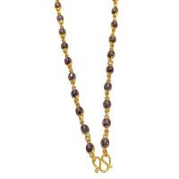 ราคา สร้อยคอมณีใต้น้ำสีม่วงขนาด6มิล (21788682971)