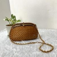 ราคา กระเป๋าสานมือสองสภาพดี (8368001886)