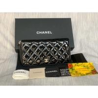 ราคา Chanel Zippy Wallet Holo20 patent หนังแก้วสีดำ (7215182479)