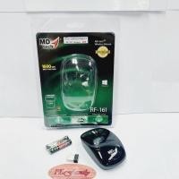 ราคา เม้าท์ไร้สาย Wireless MOUSE OPTICAL RF-161 สีดำ MD-TECH (ออกใบกำกับได้) (18203888017)