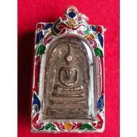 ราคา พระสมเด็จวัดระฆัง พร้อมเลี่ยมกรอบเงินลงยา (13121514435)