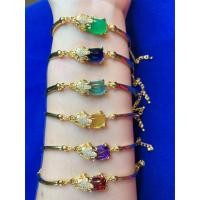 ราคา สร้อยข้อมือปี่เซียะคาบแก้ว ปี่เซี่ยะมณีใต้น้ำ ทองเคลือบแก้ว (7962452402)
