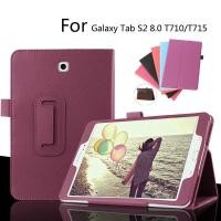ราคา ฝาครอบป้องกัน Samsung Galaxy Tab S2 8.0" Case Cover SM-T710 SM-T715 Tablet SMART Case ธุรกิจ ปกคลุม กระเป๋า ยืน (10410082781)