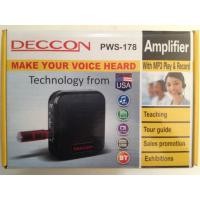 ราคา ลำโพงพกพา ลำโพงช่วยสอน ลำโพงคาดเอว พร้อมไมโครโฟน DECCON PWS-178 เล่นUSB MP3, Bluetooth,FM ,SD card (4747104475)
