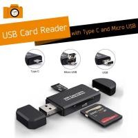 ราคา USB Card Reader พร้อม Micro USB และ USB Type C (7818442574)