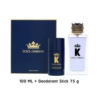 ราคา Set Dolce & Gabbana K For Men EDT 100 ml. + Deodorant Stick 75g. กล่องซีล (15435574630)
