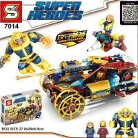 ราคา ส่งฟรีEMSไม่ต้องใช้โค้ด SY 7014 Avengers Iron man Captain Marvel Thanos (เลโก้จีน ไอรอนแมน กัปตันมาร์เวล ธานอส) (2495950877)