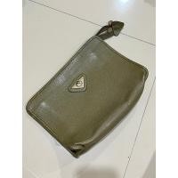 ราคา กระเป๋าถือ คลัทช์ ผู้ชาย แบรนด์เนมแท้ renoma สีเขียว หนังแท้ทั้งใบสวยๆ (19583262025)