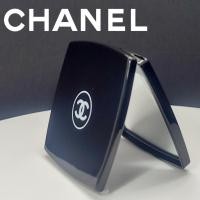 ราคา Chanel กระจกแต่งหน้า แบบพกพา สีดํา HD Flip กระจกพับ กระจกแต่งหน้า ขนาดเล็ก (23860538192)