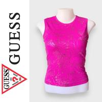 ราคา Guess เสื้อแขนกุดลูกไม้ สีม่วง เสื้อผู้หญิง ของแท้ GC158 (19295491640)