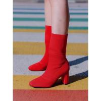 ราคา รองเท้า Ankle boot สีแดง แบรนด์CoatOver (15348855247)