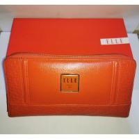 ราคา มือ2 ELLE แท้ %.. กระเป๋าสตางค์ ใบยาว ซิปรอบ (6515655997)