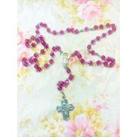 ราคา #1 สายประคำ คาทอลิก ดีพเพอเพิลคริสตัล สวารอฟสกี้ (แท้) ( 6 มม.) Deep Purple Swarovski Crystal Catholic Rosary 6 mm. (23486919714)