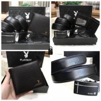 ราคา PLAYBOY LEATHER BELT & WALLET VALUE PACK Limited Edition จาก Playboy เซทสุดคุ้มค่ะได้ทั้งเข็มขัดและกระเป๋าสตางค์ (824066407)
