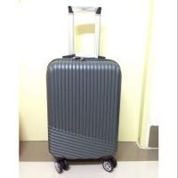 ราคา กระเป๋าเดินทางขนาด 20 นิ้ว สีเทาเข้ม มีใบเดียวนะคะ (1331667481)