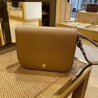 ราคา (ผ่อน 0%) ของแท้!! พร้อมส่งในไทย!! Tory Burch Emerson Crossbody สีน้ำตาล อะไหล่ทอง 134839 ❤️ (16491372301)