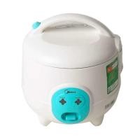ราคา ﻿Midea หม้อหุงข้าว 0.6 ลิตร รุ่น MR-CM06SA.GR สีเขียว-ขาว (2339226074)