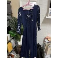 ราคา ชุดหมี ลายดอกน้ำเงิน สม็อคเอว ไซส์ S,M มือสอง (16314321803)