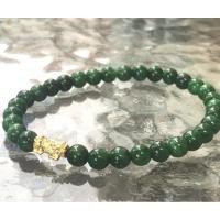 ราคา สร้อยหยกเขียวปี่เซี๊ยะทองแท้99.99 (4387911733)