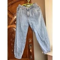 ราคา Zara แท้100% กางเกงยีนส์ slouchy (6577791826)