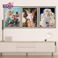 ราคา Ks ภาพจิตรกรรมปักครอสสติตช์ ติดประดับเพชรคริสตัล โมเสค รูปพระแม่และนางฟ้า สําหรับตกแต่งบ้าน ห้องนั่งเล่น (15569351444)