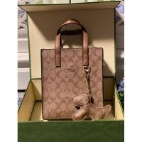 ราคา coach ทรงถังลาย c ชัดเจน crossbody Nobox (23234204877)