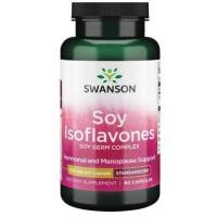 ราคา Swanson Premium Soy Isoflavones 60 แคปซูล สารสกัดจากถั่วเหลือง สำหรับสตรีวัยทอง (22044373012)