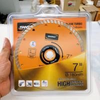 ราคา ใบเพชรตัดคอนกรีต / ใบตัดปูน ขนาด 7 นิ้ว (180 มม.) บาง 2.3 มม. swing (23383757418)