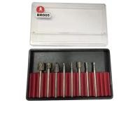 ราคา OKURA ดอกเจียร HSS แกน 3มม. 8ดอก/ชุด รุ่น BR005 (สีเงิน) (255296847)