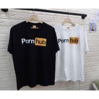 ราคา เสื้อยืดโอเวอร์ไซส์ งานสกรีน​ ลายใหม่ Pornhub (7713779579)