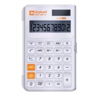 ราคา ELEPHANT PORTABLE CALCULATOR เครื่องคิดเลขแบบพกพา ตราช้าง P02-12D สีขาว (1119571700)