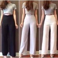 ราคา กางเกงผ้าฮานาโกะ ทรงขากระบอก (55830941)