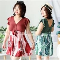 ราคา ชุดว่ายน้ำ surf*พร้อมส่ง*XL-5XL แบบเยอะ ชุดว่ายน้ำสาวอวบชุดว่ายน้ำคนอ้วน วันพีซคนอ้วน (9623011258)