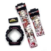 ราคา กรอบสาย G-SHOCK แท้✅ สีดำด้านฟอนต์ชมพู สกรีนลาย My Hero Academia (น้อง Eri) ใส่ได้กับกรุ่น GA-100 ,GA-110 ,GA-120 ,GAX-1 (11847924690)