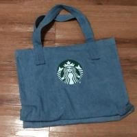 ราคา กระเป๋า Starbucks ผ้ายีนส์ (6901383409)
