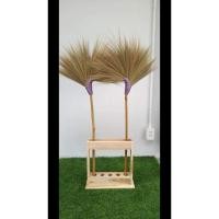 ราคา ที่เสียบไม้กวาดงานไม้สักแท้จัดระเบียบให้กับบ้าน (9324957531)