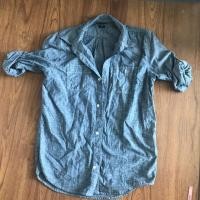 ราคา เสื้อเชิ้ตสียีนส์ ผ้า cotton 100% Gap Kids sz. XXL ของแท้ ขนาดผู้ใหญ่ใส่ได้ unisex (1025050762)