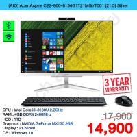 ราคา (AIO) Acer Aspire C22-866-8134G1T21MGi/T001 (21.5) Silver (2135442407)
