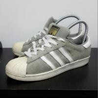 ราคา Adidas Originals Superstar Suede Grey White S75141 ปี 2015 มือสองของแท้ (1345217261)