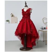 ราคา ชุดราตรีเด็ก Gd33512 พร้อมส่งจากไทย เด็กเล็ก-เด็กโต ชุดเดรสออกงานเด็กสีแดงแข้ม เด็กเล็ก-เด็กโต ชุดราตรีเด็ก ทรงหน้าสั... (6406935266)