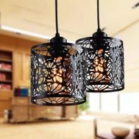 ราคา โคมไฟเพดานร้านอาหารหัวเดียวเหล็กดัดโมเดิร์นมินิมอลโต๊ะบาร์บุคลิกภาพสร้างสรรค์โคมไฟแขวน (9851498452)