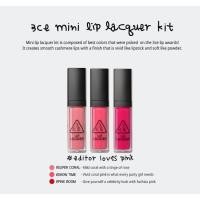 ราคา 3CE MINI LIP LACQUER KIT #EDITOR LOVES PINK (15006311)
