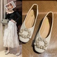 ราคา รองเท้าคัชชู ผู้หญิง ส้นเรียบ ใส่สบาย คัทชู คัตชู ใส่ทำงาน รองเท้าคัทชู (22188330666)