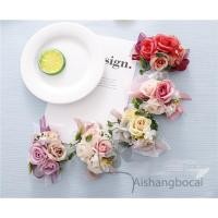 ราคา ดอกไม้ติดหน้าอกสำหรับเจ้าสาวและเจ้าบ่าวสไตล์โมริสวยสไตล์ยุโรปดอกไม้ประดิษฐ์สำหรับแขกเพื่อนเจ้า (22687991224)