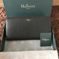ราคา NEW ! MULBERRY GRAIN LEATHER ZIP-AROUND WALLET (2019) (2902058974)