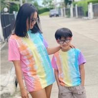 ราคา เสื้อมัดย้อม สีพาสเทล ใส่ได้ทั้งครอบครัว COTTON USA™ (Colorfu+Bars คัลเลอร์ฟูบาร์) (21727659657)