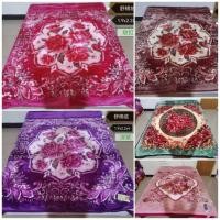 ราคา ผ้าห่มขนมิ้ง ผ้าห่มเกาหลี ผ้าห่มหนานุ่ม 2 ชั้น ลวดลายดอกไม้ ผืนใหญ่ ขนาด 7 ฟุต (195*225) cm.✨ (20993806176)