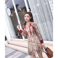 ราคา ฟรี EMS ชุดเดรสสั้น งานป้าย Lady Ribbon Thailand เสื้อผ้าแฟชั่นผู้หญิง Dress Size S/M สีแดง พร้อมส่งสวยเหมือนแบบ (1078029915)