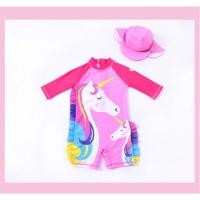 ราคา ชุดว่ายน้ำบอดี้สูท ลายยูนิคอร์น (2032938242)